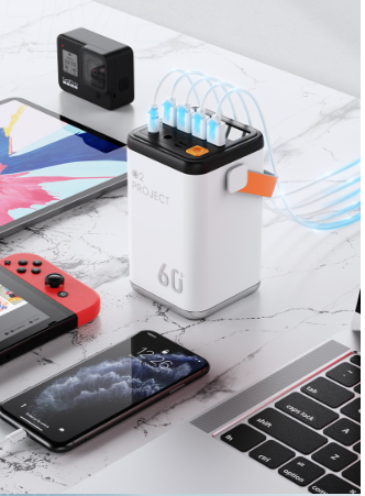 Повербанк мобільний потужний Project 2 60 000 мАч Синій (1747491111) - фото 4 Повербанк мобільний потужний Project 2 60 000 мАч Синій (1747491111) - фото 4