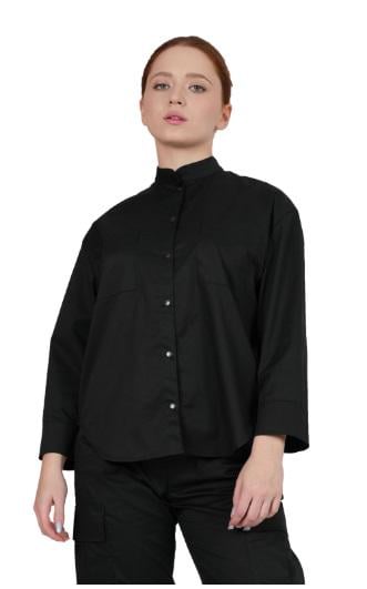 Китель кухаря жіночий Profforma Оверсайз р. 50 Чорний