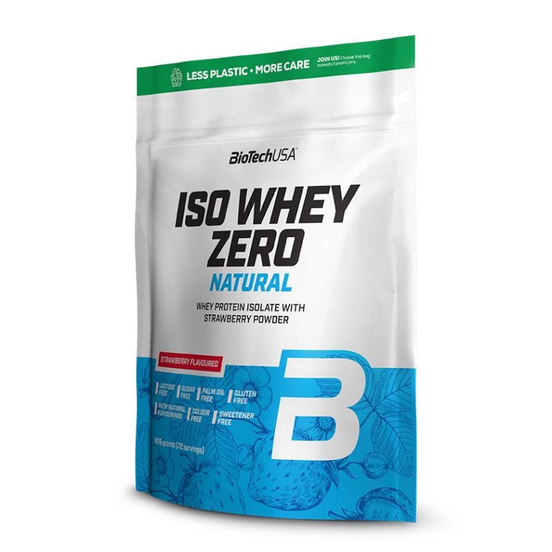 Протеин BioTech Iso Whey Zero Natural 500 г Клубника (4971V10791)