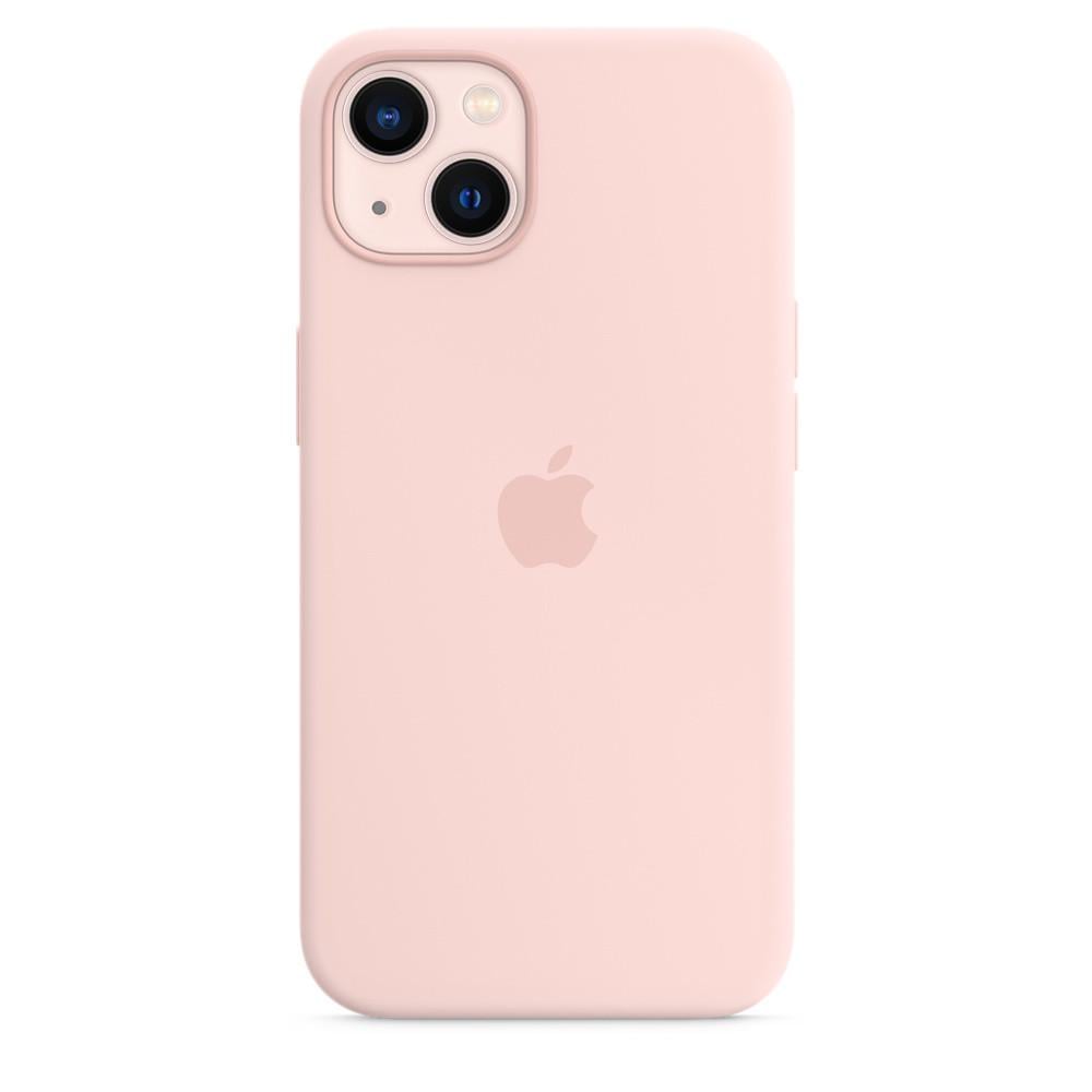 Силиконовый чехол-накладка Apple Silicone Case for iPhone 13, Chalk Pink (HC)(A) - фото 3