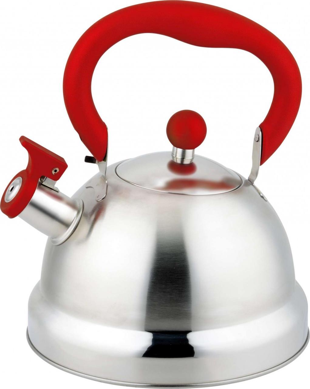 Чайник со свистком Con Brio СВ-411 2,7 л Красный (1278186282)