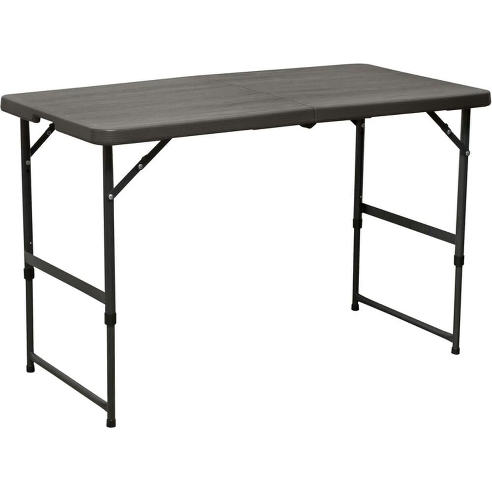 Туристический стол складной Time Eco ТЕ-1841 120x60x74 см Графитовый (4820211101152)