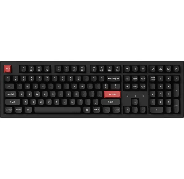 Клавиатура Keychron K10 PRO K pro Banana WL/BT/USB-A QMK EN/UKR RGB Black (K10P-B4-UA)