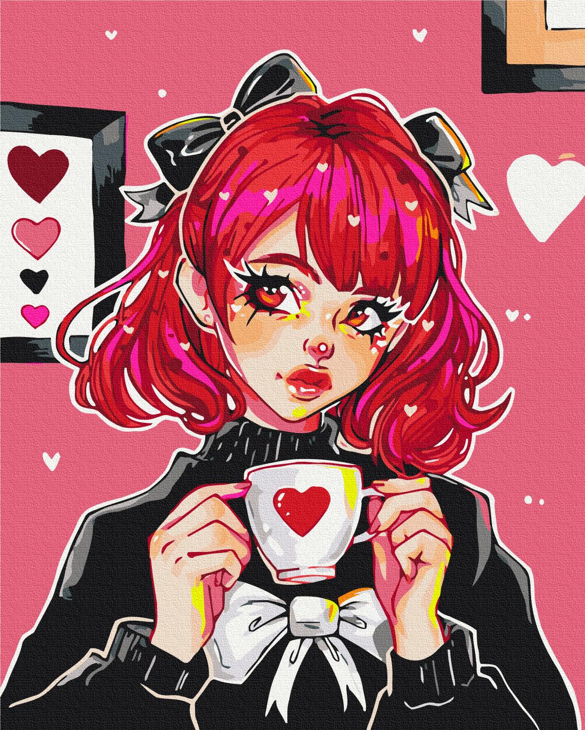 Картина по номерам Brushme Девушка с ароматом любви 40x50 см (BS54252) Картина по номерам Brushme Девушка с ароматом любви 40x50 см (BS54252)