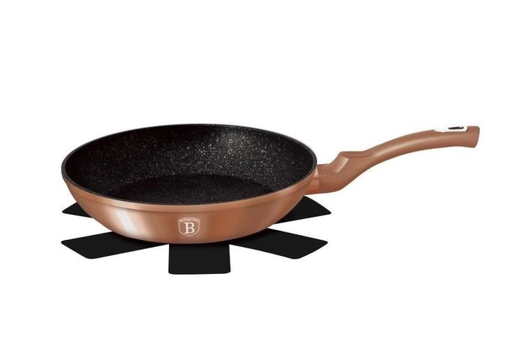 Сковорода Berlinger Haus Rosegold Line из кованого алюминия 30 см (8a8605dd)