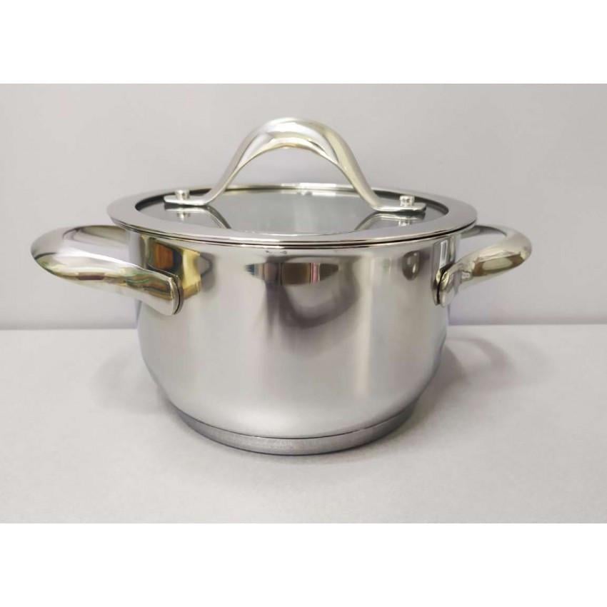 Каструля Lessner 55877-16 з нержавіючої сталі 16 см 1,6 л (1360015926) - фото 1 Каструля Lessner 55877-16 з нержавіючої сталі 16 см 1,6 л (1360015926) - фото 1