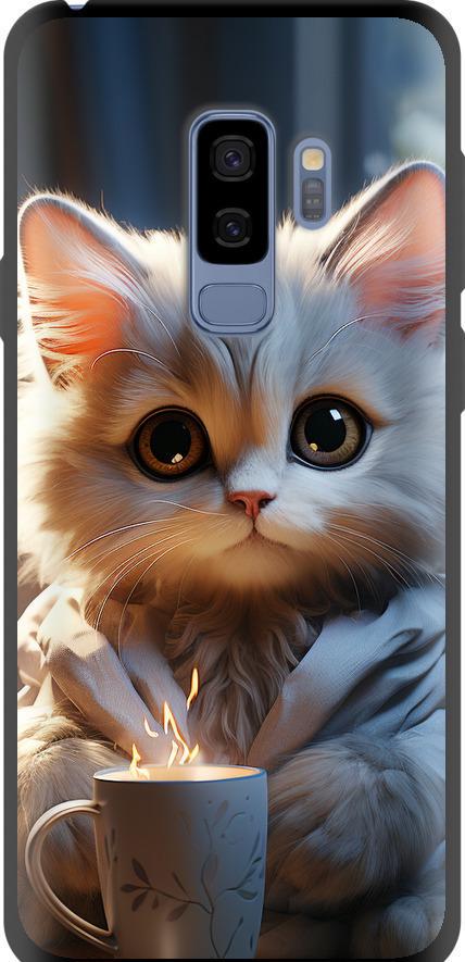 Чехол на Samsung Galaxy S9 Plus White cat (5646b-1365-42517)