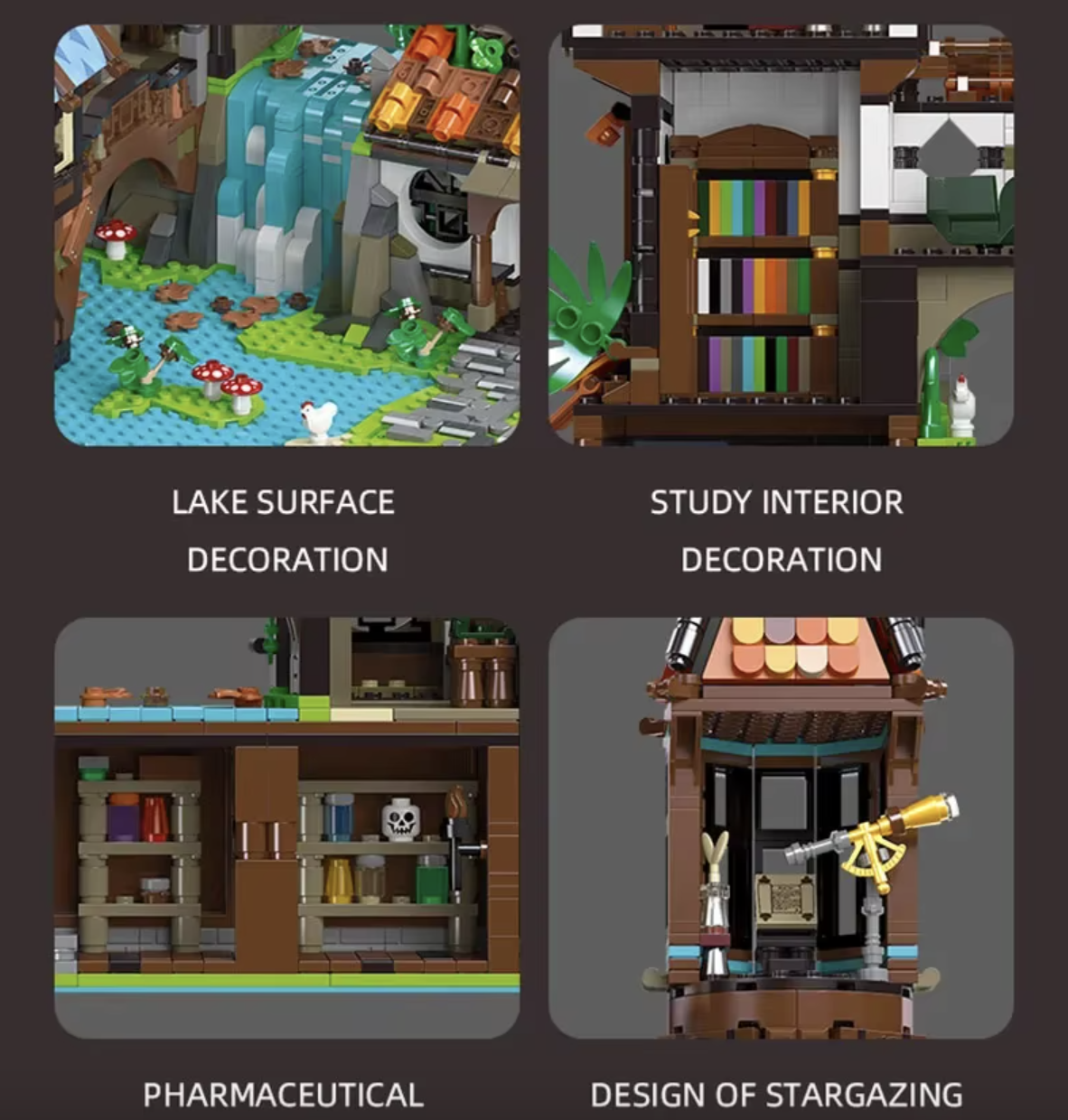 Конструктор JIE STAR Riverside Scholars 2488 деталей - фото 7