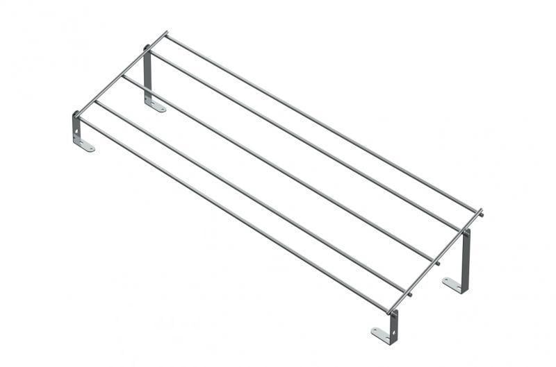 Полка для обуви Starax однорядная поворотная 600 мм Хром (S-6131-C)