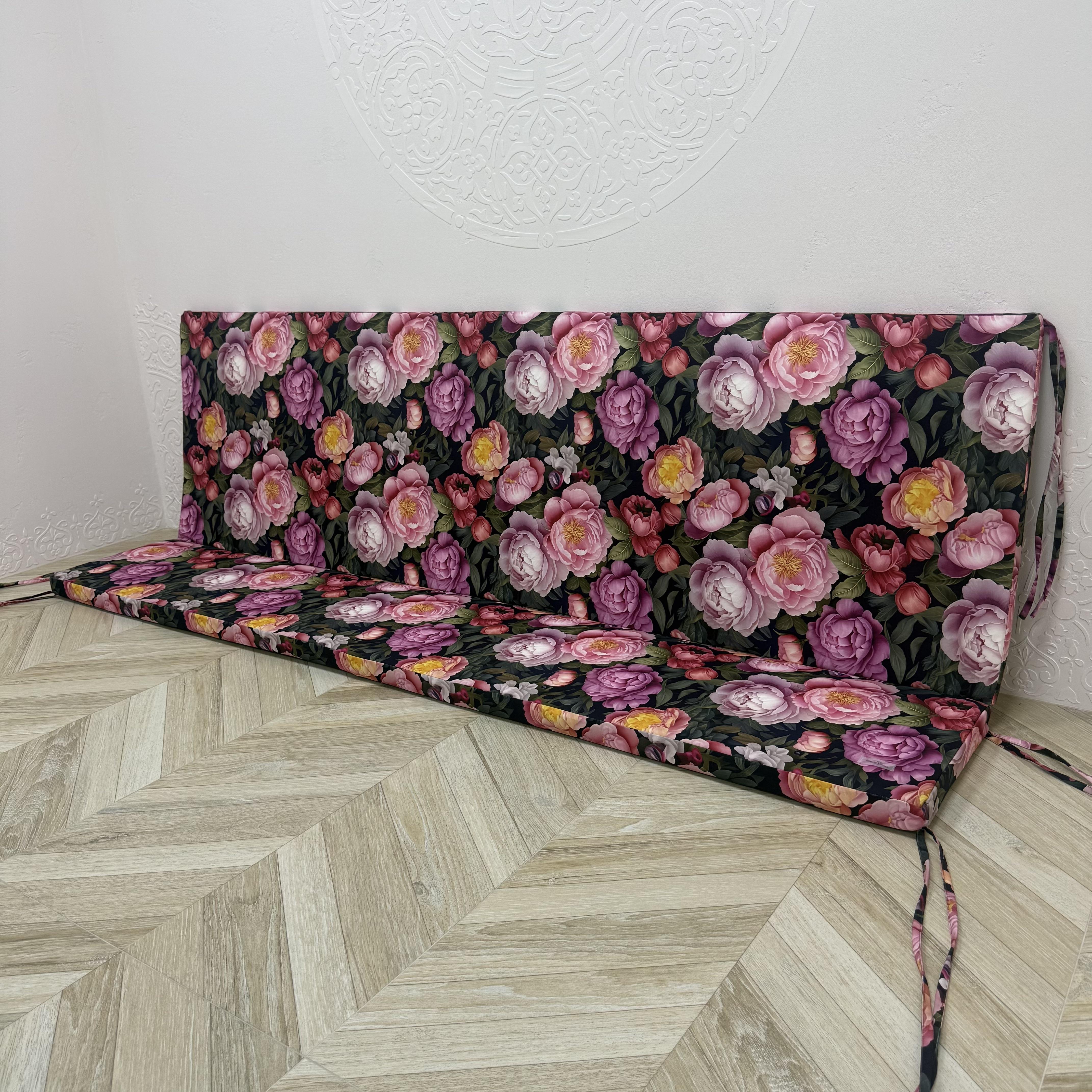 Матрас Comfort Home Peony paradise на поддоны/качели/каркасы/садовую мебель панама 140х60х40х5 см