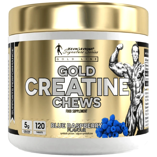 Креатин Kevin Levrone Gold Creatine Chews 120 жев. таб. голубая малина (2893934616)