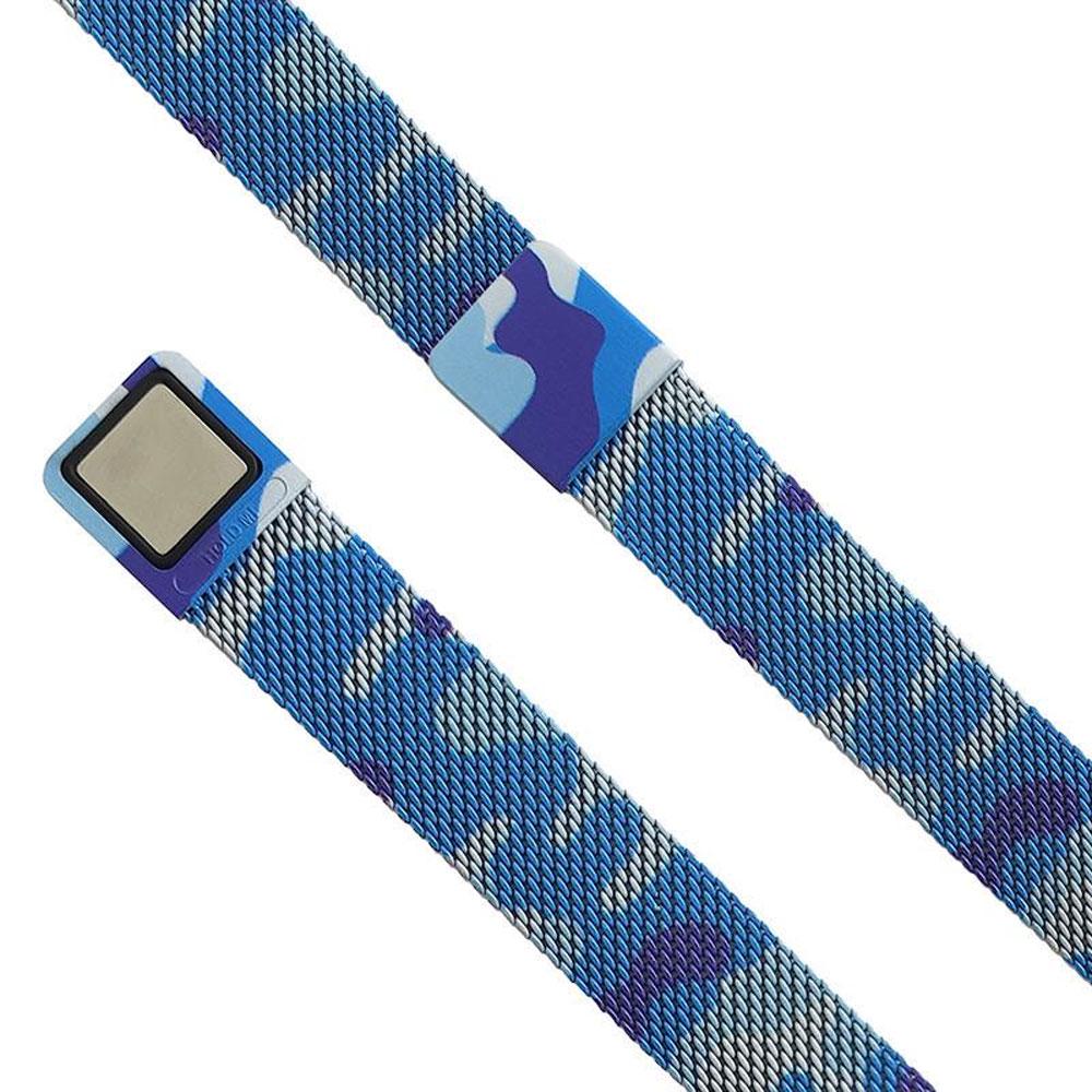 Ремінець для браслета Xiaomi Band 5/6 milanese design Blue/Kamuflage - фото 2