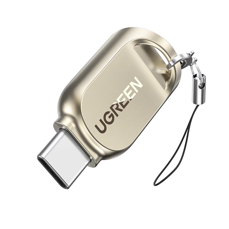 Картрідер UGREEN CM331 Type-C to TF Card Reader Gold (80124) (00801)