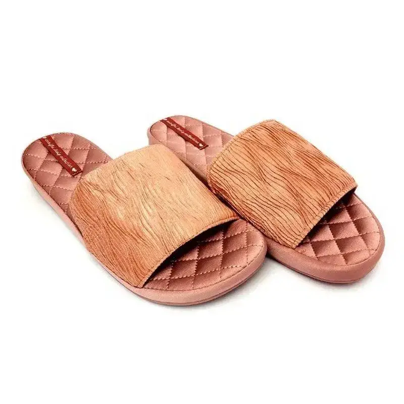 Тапочки домашние Jomix женские атласные 24,5 см р. 39 Бежевый  (31720-39)