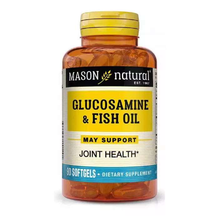 Вітаміни риб'ячий жир Glucosamine & Fish Oil Mason Natural 90 шт. (MAV14149)