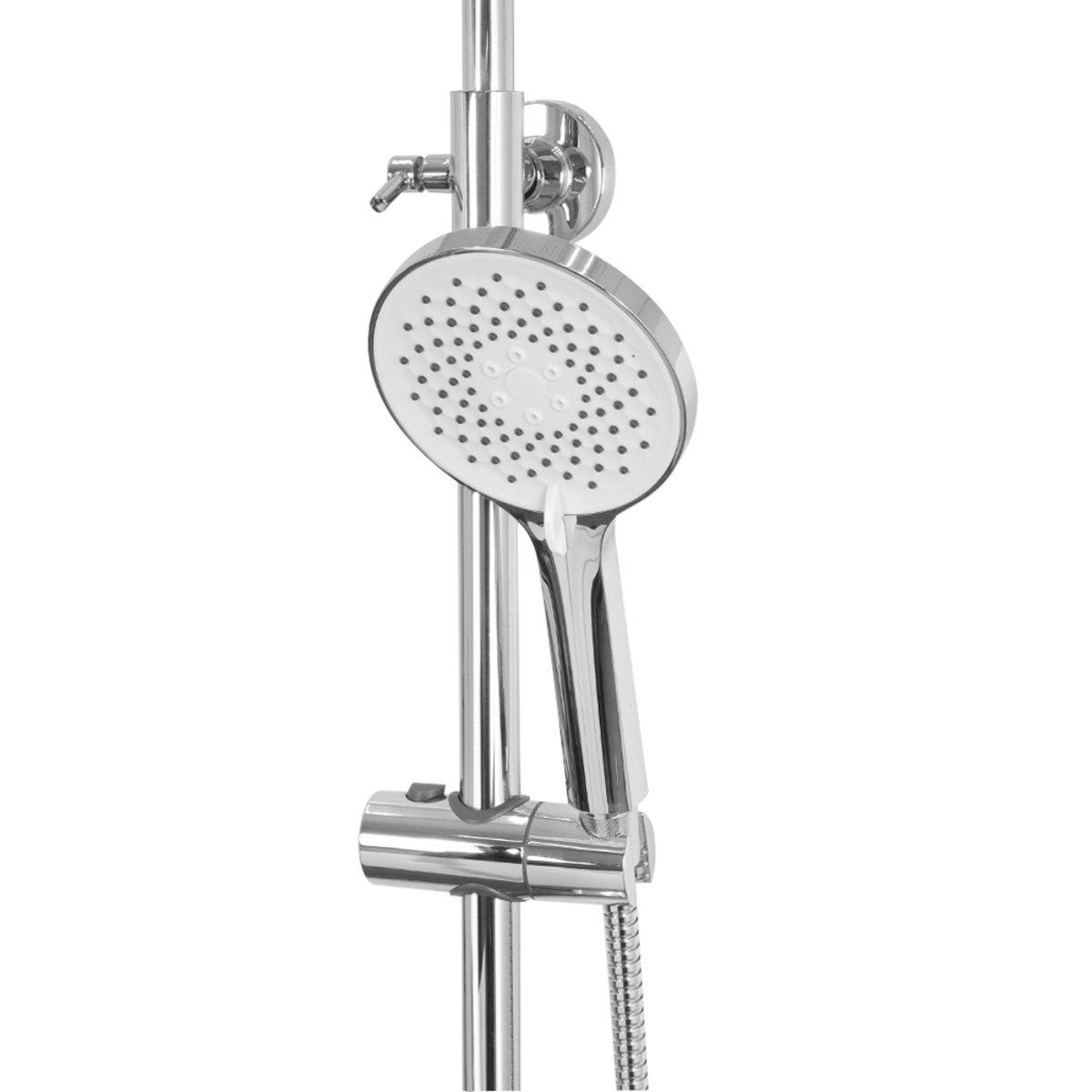 Душевая система тропический душ Venta BF605SC однорычажная в ванну нержавеющая сталь врезная - фото 3