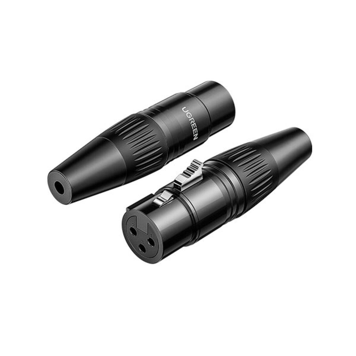 Конектор аудіо UGREEN AV162 XLR Чорний (611668)