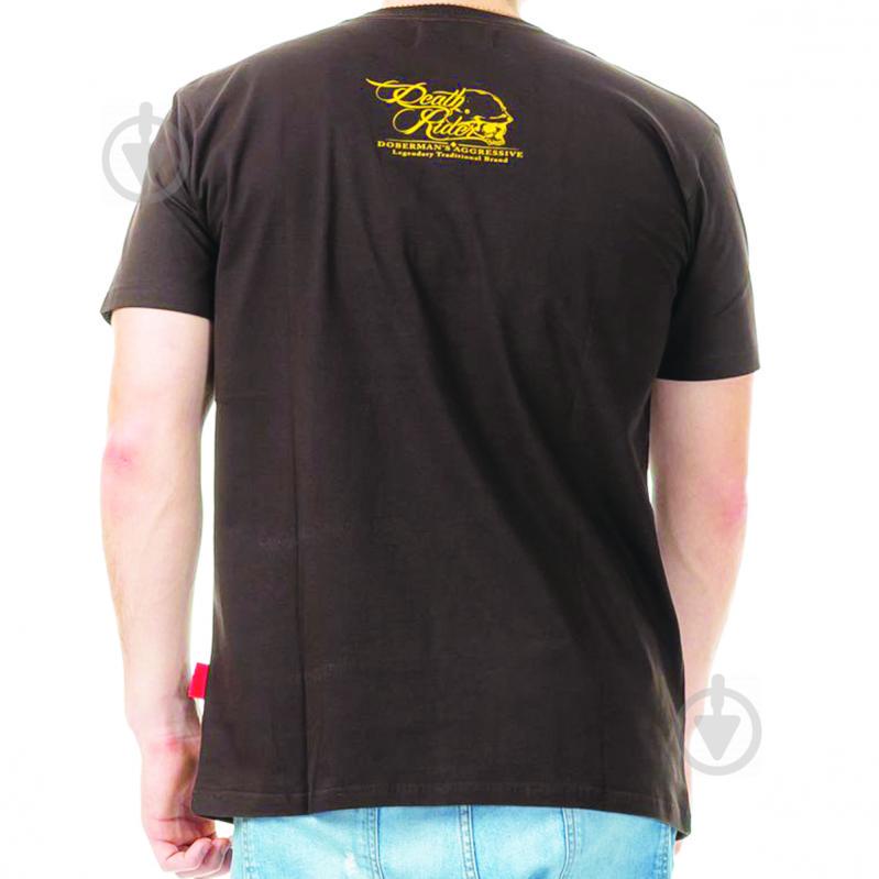 Футболка Dobermans Death Rider TS57BN XXXL Коричневый (TS57BN-XXXL) - фото 2