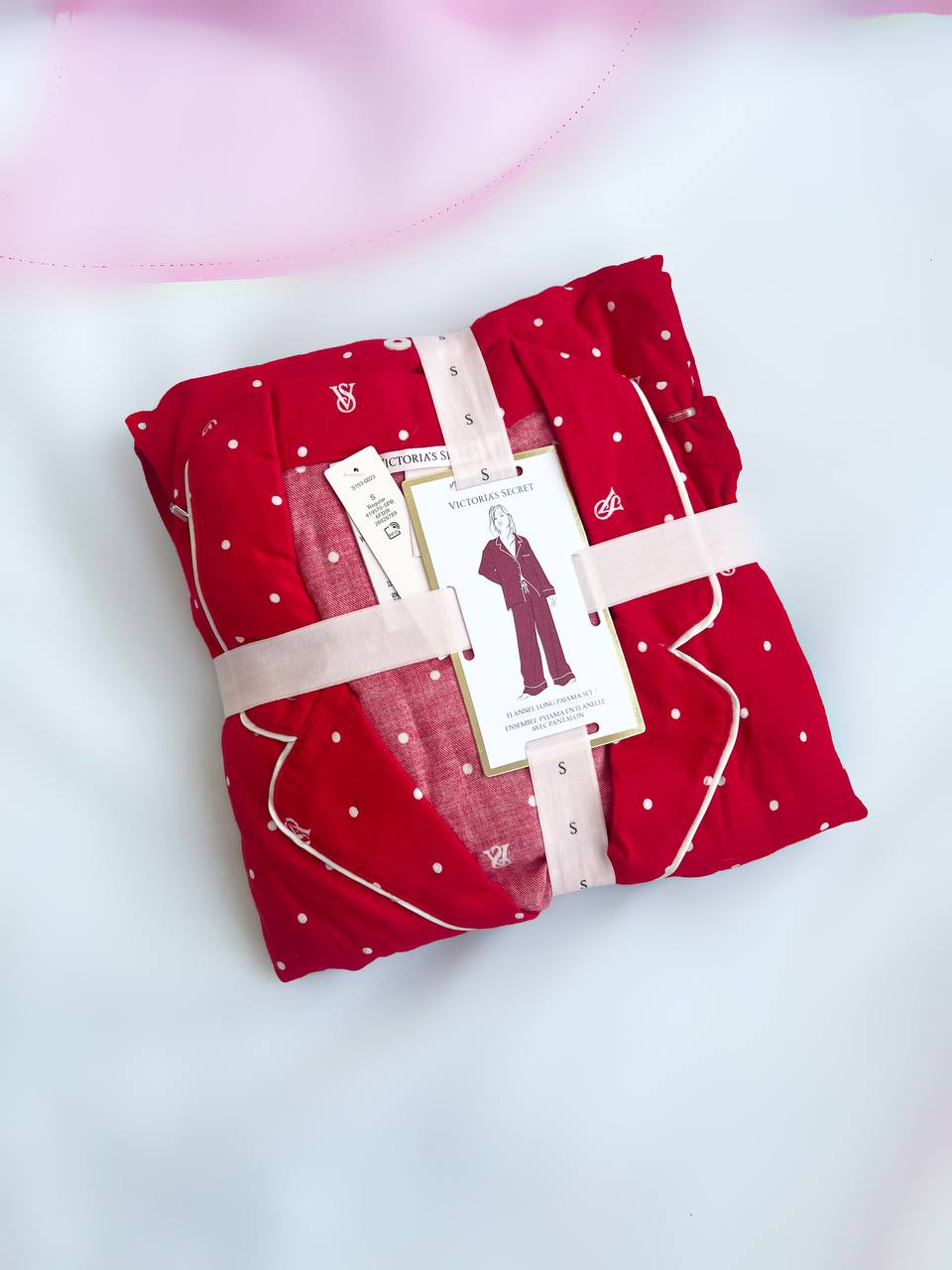 Піжама жіноча Victoria's Secret Flannel Long Pajama Set фланелева M Червоний (23226528) - фото 4 Піжама жіноча Victoria's Secret Flannel Long Pajama Set фланелева M Червоний (23226528) - фото 4