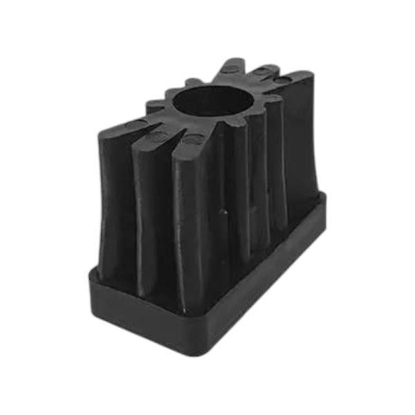 Заглушка різьбова для профільних труб прямокутна 60х30 з різьбою М10 1 шт. Чорний (2536596865/К1287)