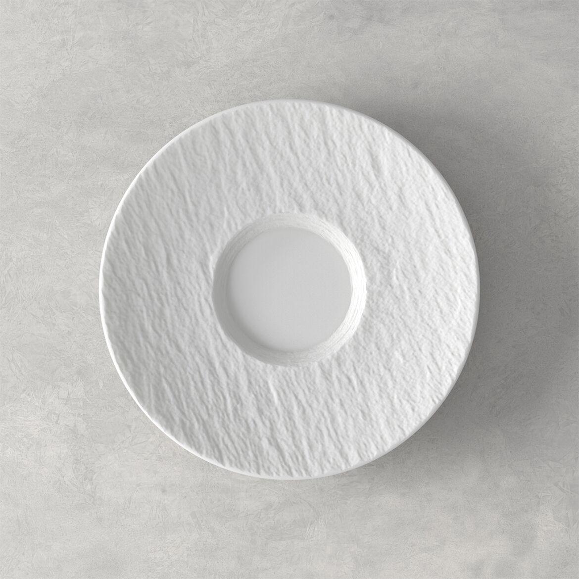 Набор блюдец Villeroy & Boch Manufacture Rock 17 см 2 шт. Белый (1042401220)