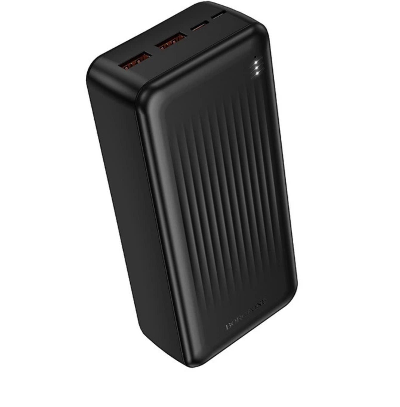 Повербанк Borofone BJ80B 30000 mAh с быстрой зарядкой до 22,5W и LED-индикатором Black (bac4fc97)