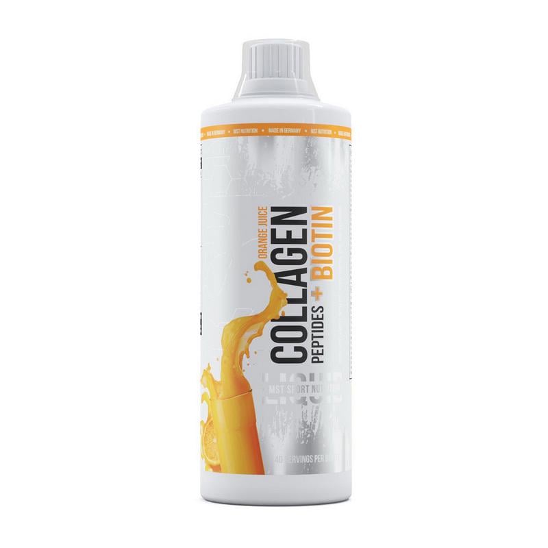 Коллаген питьевой жидкий Verisol с биотином MST Collagen Peptides + Biotin 1 л Апельсиновый сок