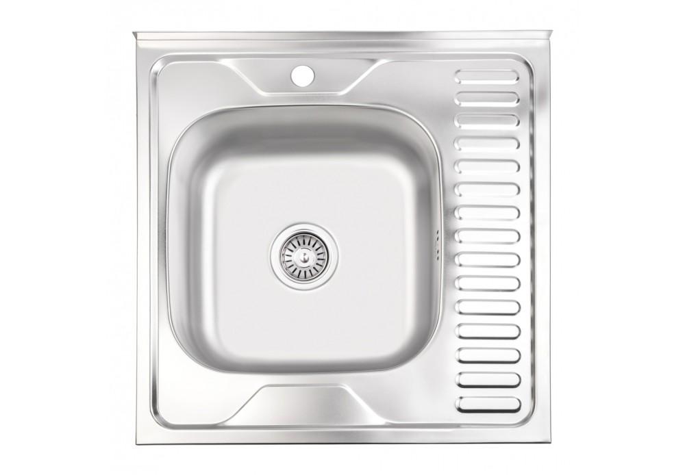Кухонная мойка Lidz 6060-L 0,6 мм Satin (LIDZ6060SAT06) Кухонная мойка Lidz 6060-L 0,6 мм Satin (LIDZ6060SAT06)