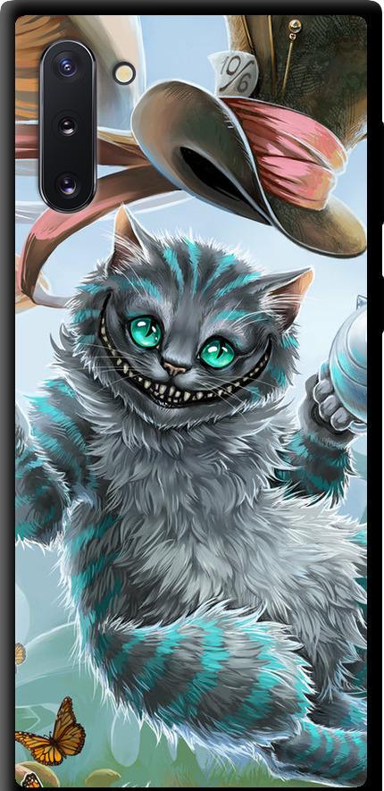 Чехол на Samsung Galaxy Note 10 Чеширский кот 2 (3993b-1718-42517)