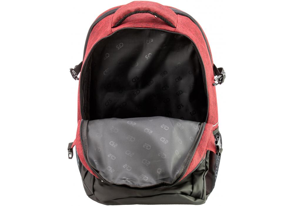 Рюкзак молодежный Cool For School 48x33x22 см 26-35 л Красный (CF86745-03) - фото 2