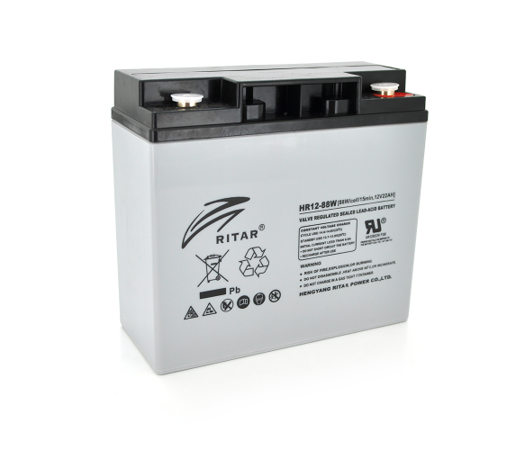 Батарея аккумуляторная AGM Ritar HR1288W 12 V 22,0 Ah