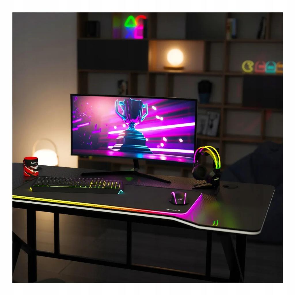Компьютерный геймерский стол Gamer Huzaro Hero 1.6 Black (HZ-Hero 1.6) - фото 6 Компьютерный геймерский стол Gamer Huzaro Hero 1.6 Black (HZ-Hero 1.6) - фото 6