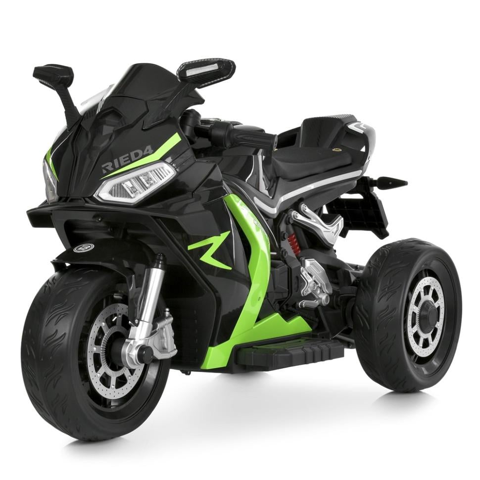 Детский электрический мотоцикл Bambi Racer 12V одноместный до 50 кг Разноцветный (DE-169-E-1010)