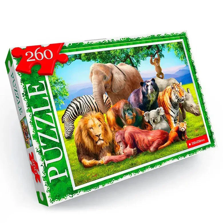Пазл Danko Toys Тварини Африки 260 ел. (C260-13-07)