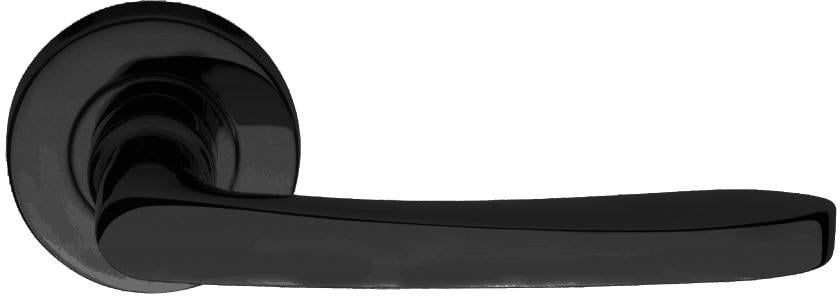 Ручка дверная на розетке Condi Collection 2051 Черный матовый