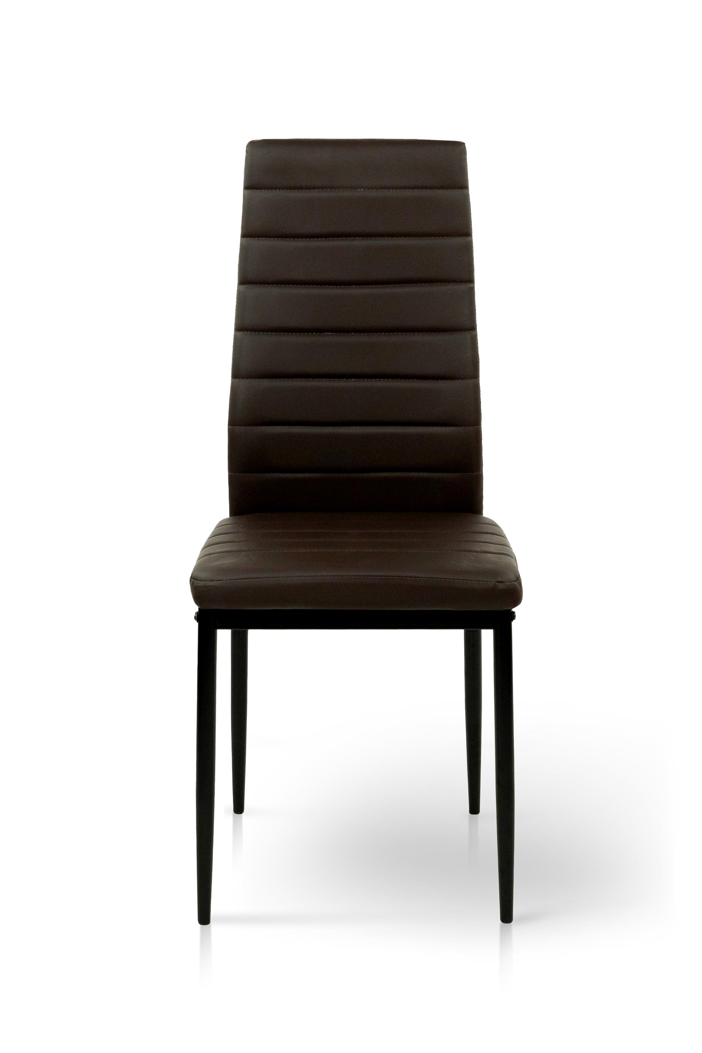 Стілець для кухні та вітальні ГРЕЙС Ріо 390х960х530 мм Чорний/Темний шоколад (GAА0056265) - фото 2 Стілець для кухні та вітальні ГРЕЙС Ріо 390х960х530 мм Чорний/Темний шоколад (GAА0056265) - фото 2