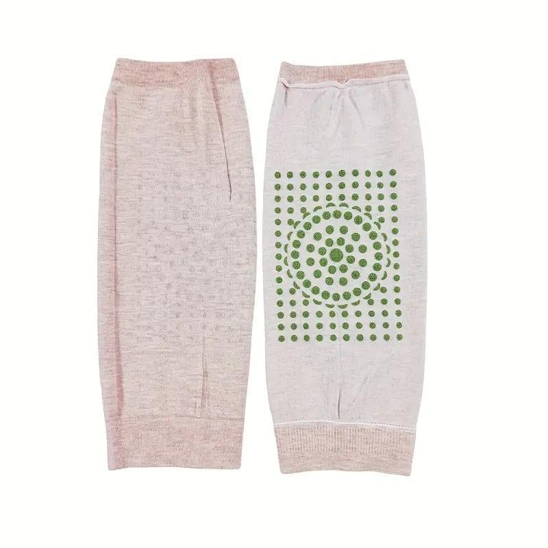 Наколінники зігріваючі з гірським полином One size 2 шт. Бежевий (2789190589)