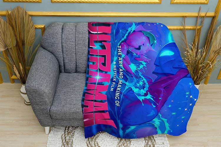 Плед Ultraman Cartoon плюш однослойный 135х150 см (114056)