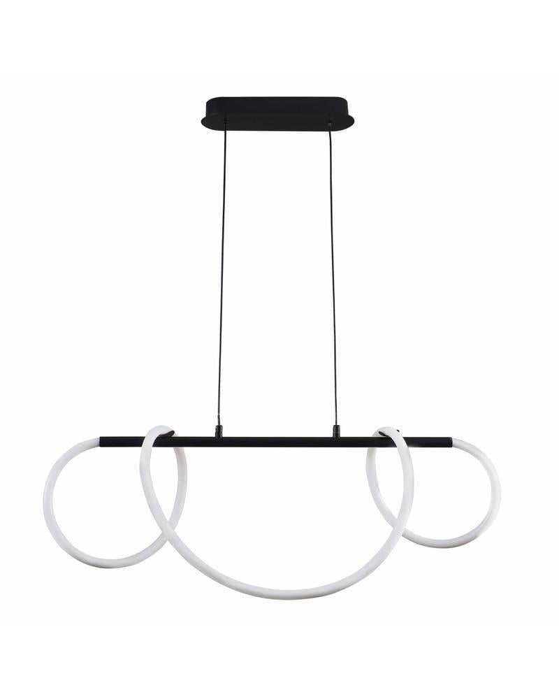 Люстра Goldlux 329080 Emma Led 1x38W 4000K 4450Lm IP20 Bk (24574466)