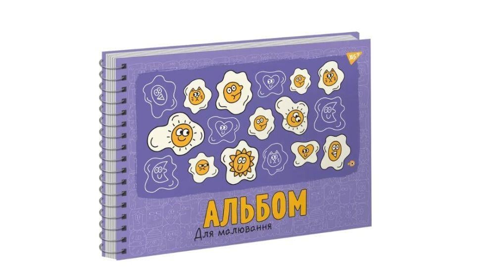Альбом для рисования YES Funny faces А4 20 л. 100 спираль (130568)