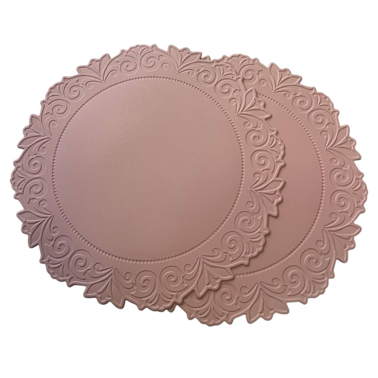 Плейсмати Ажур Leeseph 38 см 2 шт. Пудровий (2558152965) Плейсмати Ажур Leeseph 38 см 2 шт. Пудровий (2558152965)