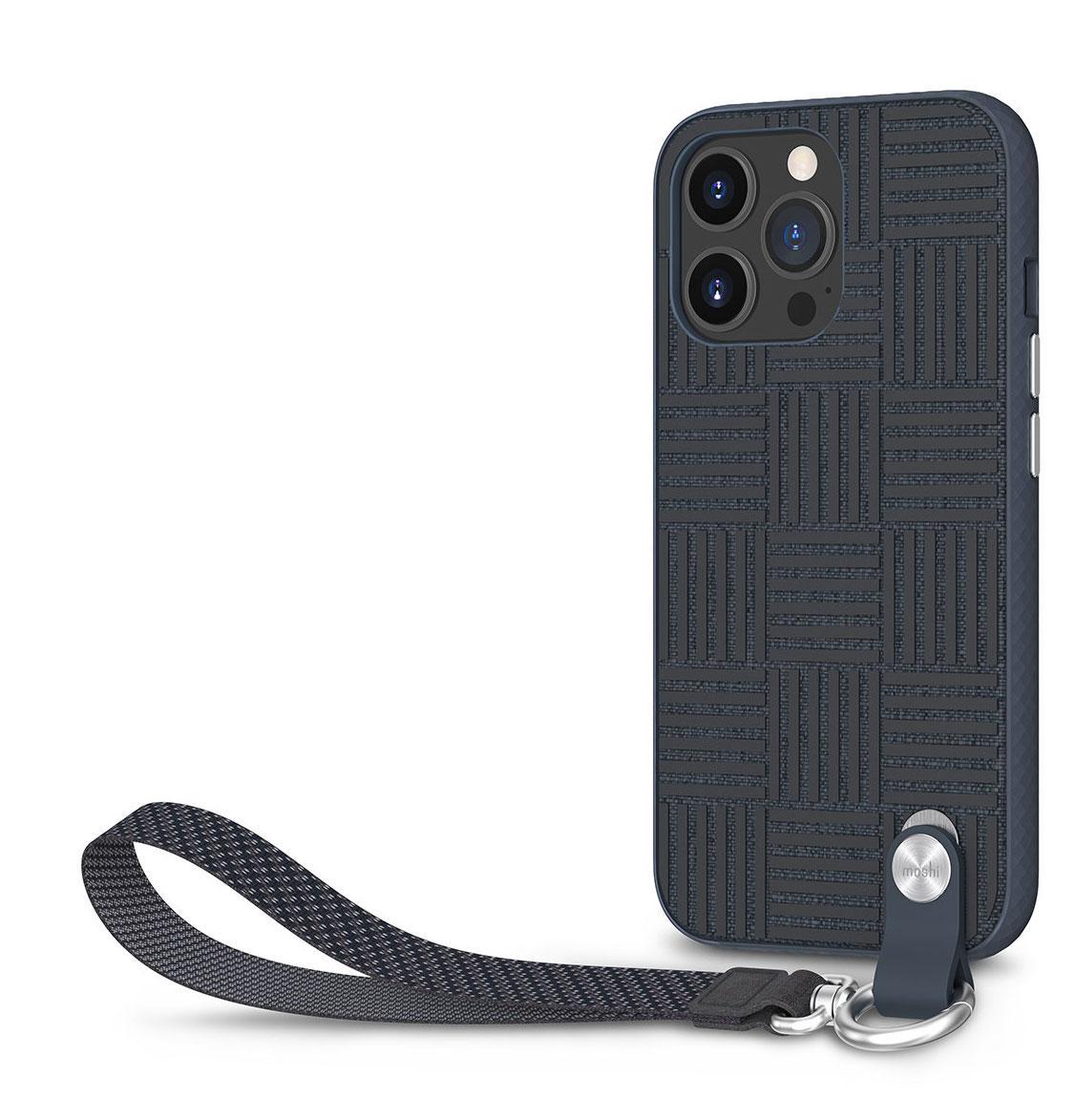 Чохол-накладка Moshi Altra Slim Hardshell Case with Wrist Strap for iPhone 13 Pro, Midnight Blue (99MO117533) - фото 2