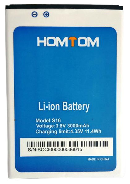 Аккумуляторная батарея для Homtom S16 3000 mAh (000021619)