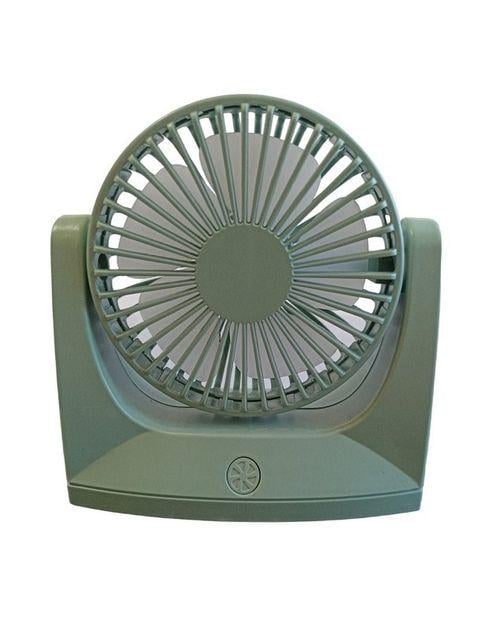 Вентилятор FAN настольный аккумуляторный с USB-зарядкой Бирюзовый (DD5575)