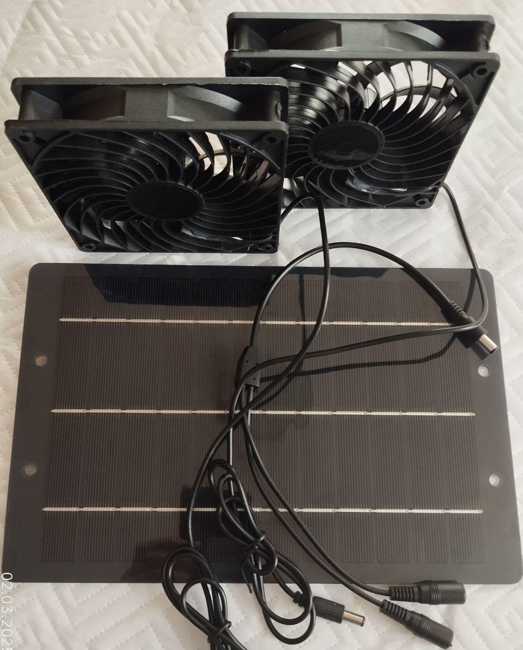 Вентиляция от энергии солнца Solar Panel 10W - фото 5