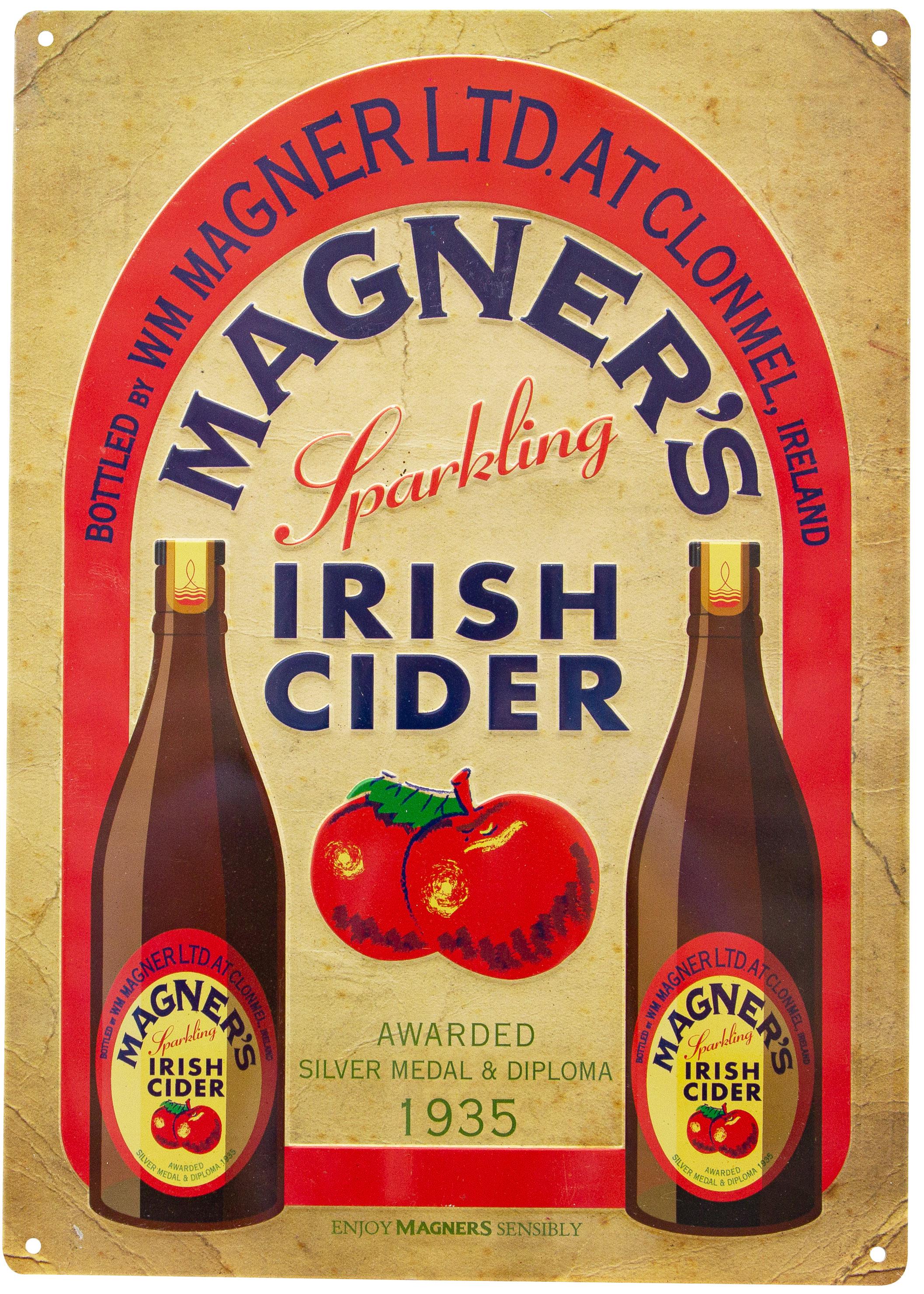 Табличка металева Магнерс Ірландський Сидр/Magners Irish Cider 1935 30х42 см