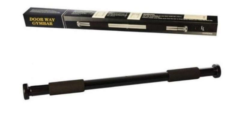Турник для дома раздвижной в дверной проем Door Way Gymbar 62-100 см Черный