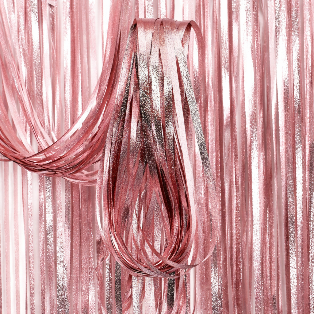 Дощик для фотозони 2x1 м Рожеве золото (1116788233)