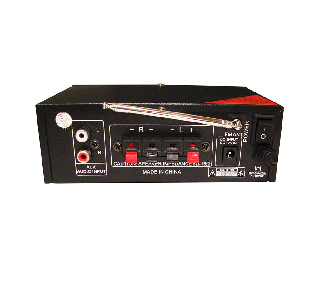 Підсилювач звуку Boschmam BM-600BT USB Bluetooth FM (30760) - фото 4 Підсилювач звуку Boschmam BM-600BT USB Bluetooth FM (30760) - фото 4