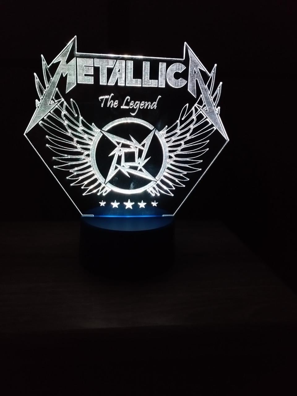 3D-ночник Metallica несколько подсветок/на пульте (2085656602)